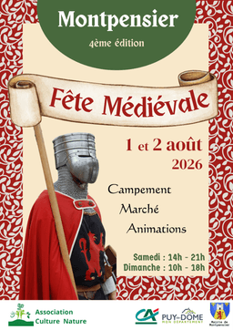 Affiche Fête médiévale de Montpensier