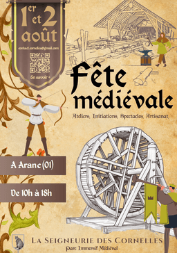 Affiche Fête de la Seigneurie des Cornelles